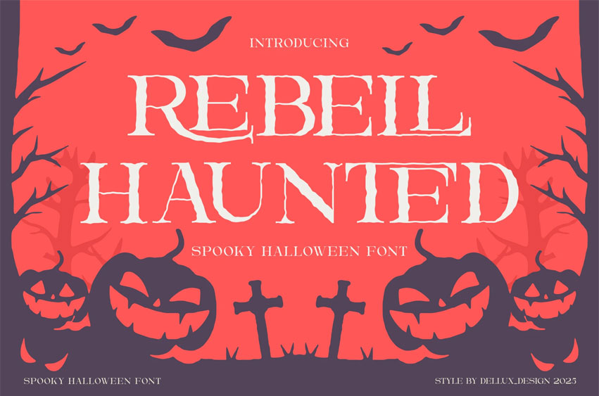 Rebell Haunted Font