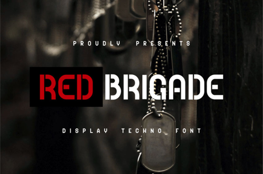 Red Brigade Font
