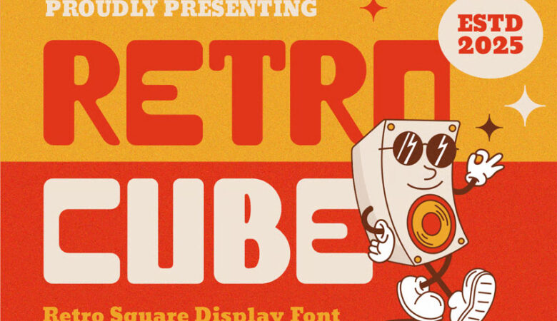 Retrocube Font