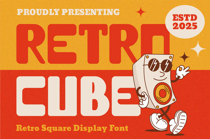 Retrocube Font