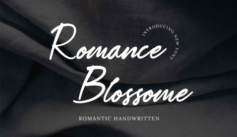 Romance Blossome Font