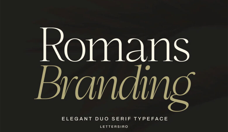 Romans Branding Font