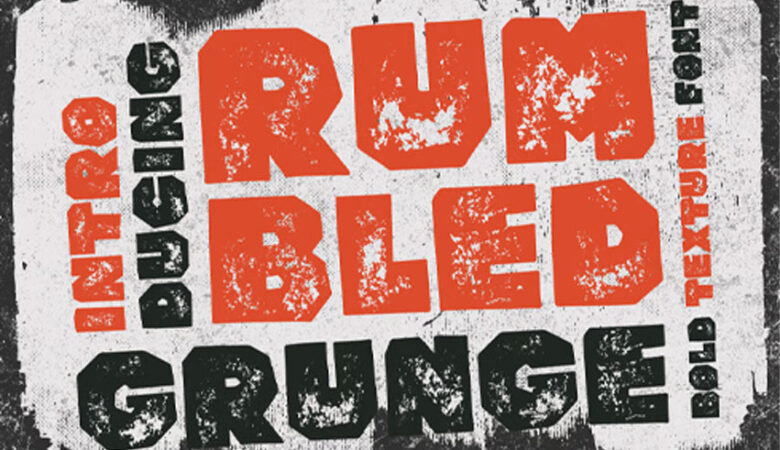 Rumbled Grunge Font