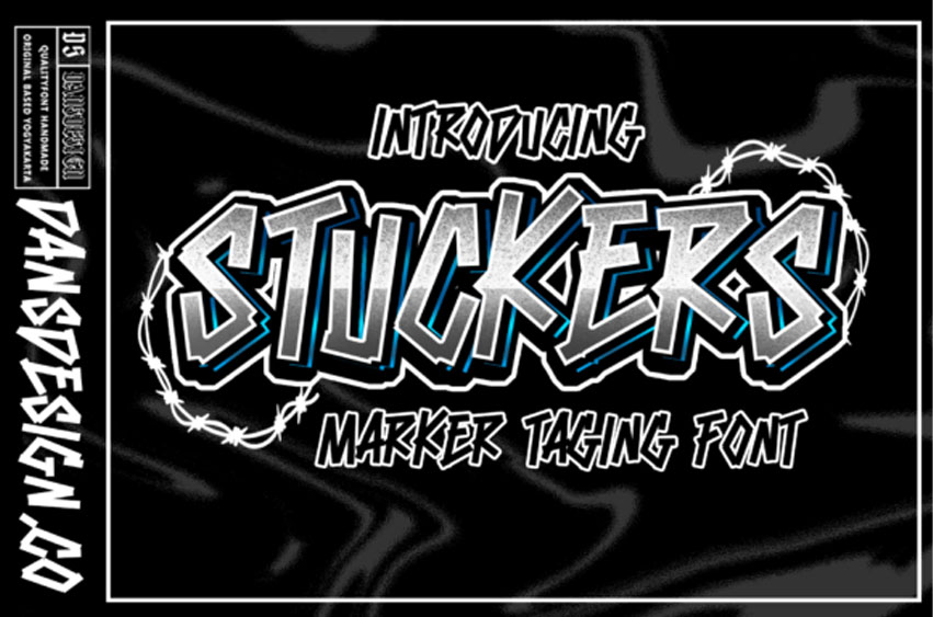 Stuckers Font