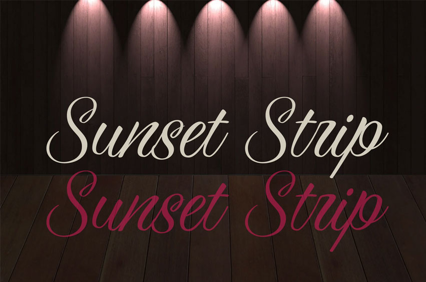 Sunset Strip Font