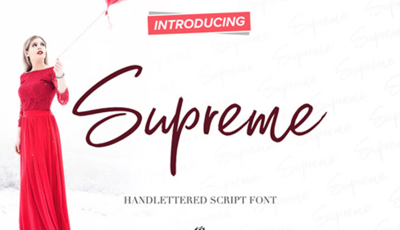 Supreme Script Font