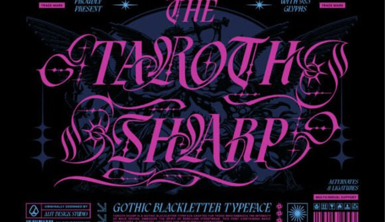 Taroth Sharp Font