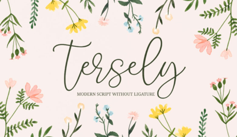 Tersely Font
