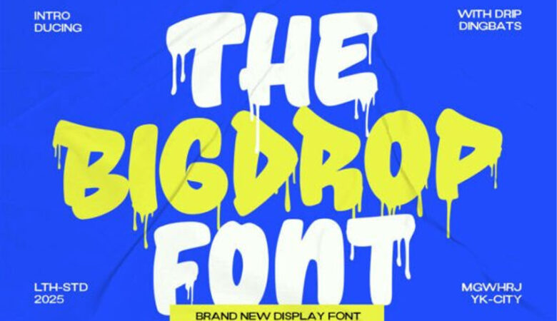 The Big Drop Font