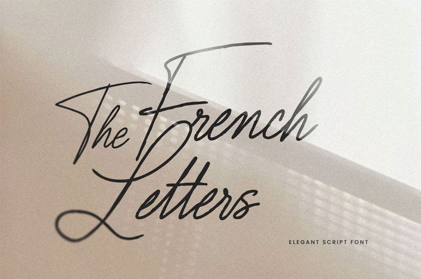 The French Letters Font