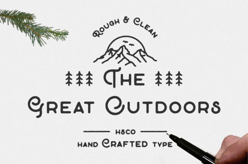 The Great Outdoors Font