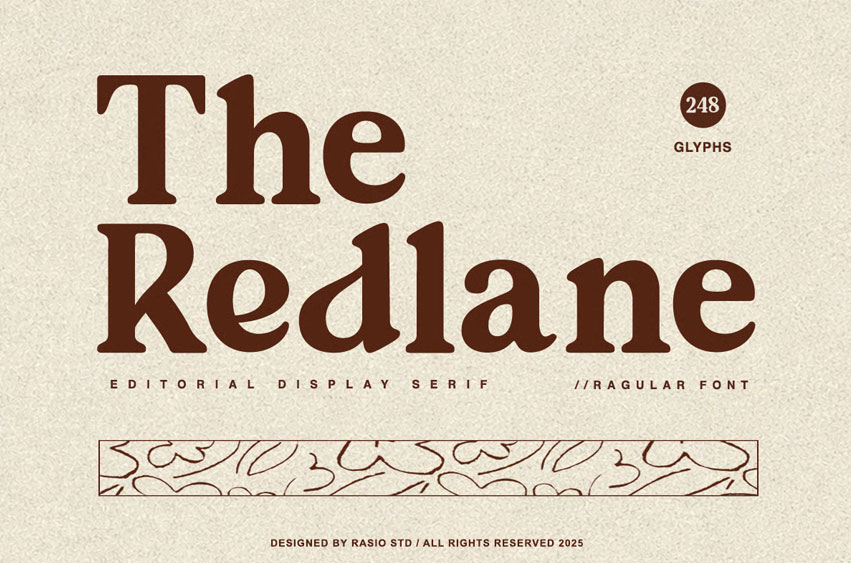 The Redlane Font