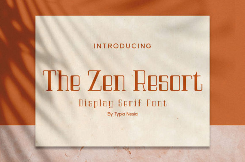 The Zen Resort Font