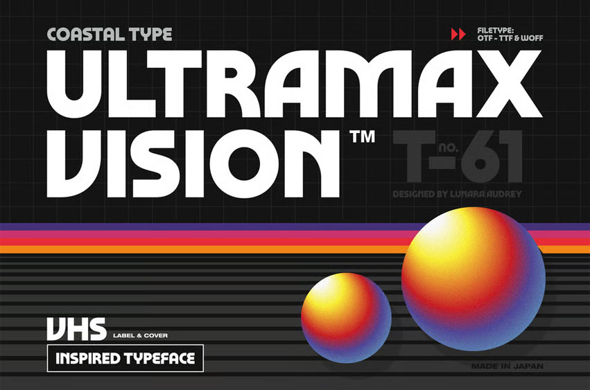 Ultramax Vision Font