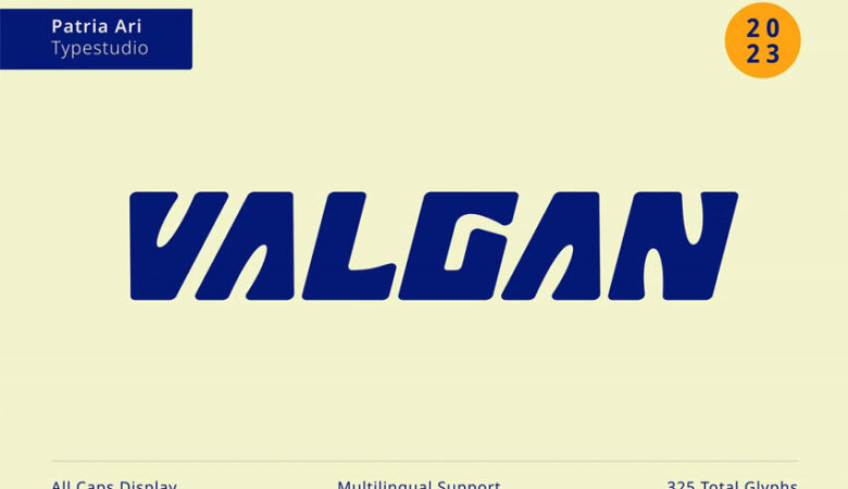 Valgan Jersey Font