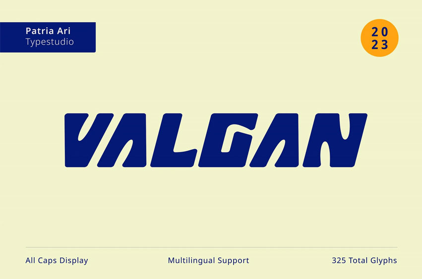 Valgan Jersey Font