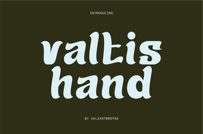Valtis Hand Font