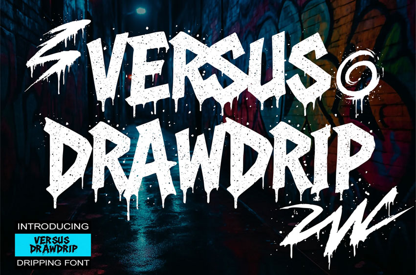 Versus Drawdrip Font