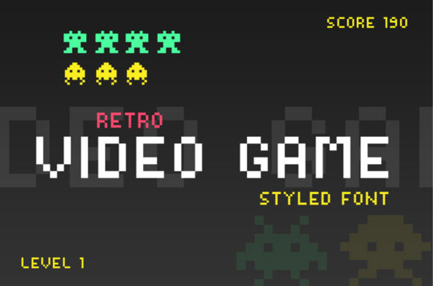 Video Game Font