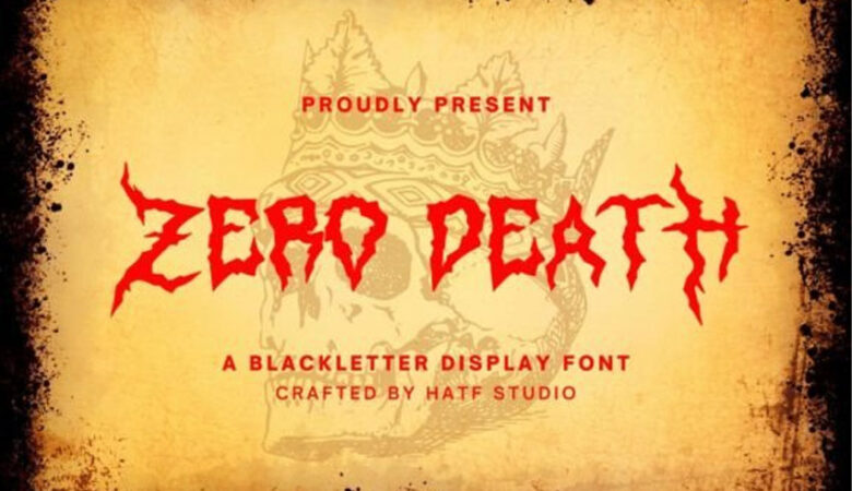 Zero Death Font