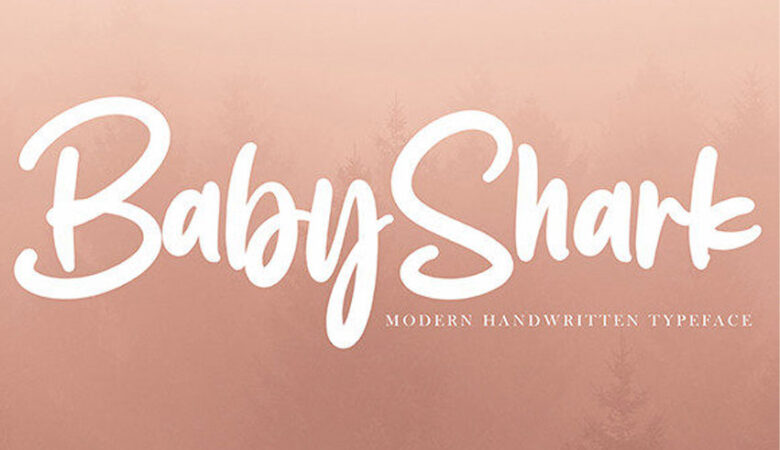 Baby Shark Font