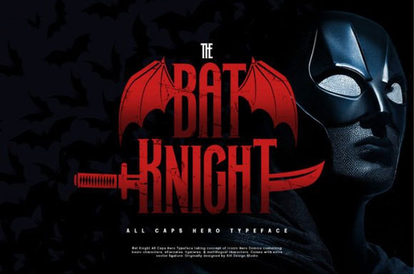 Bat Knight Font