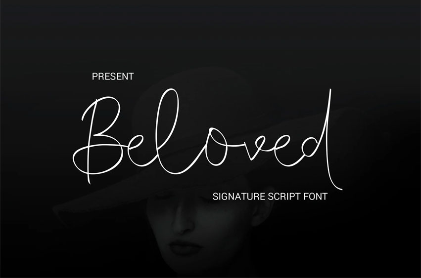 Beloved Signature Font