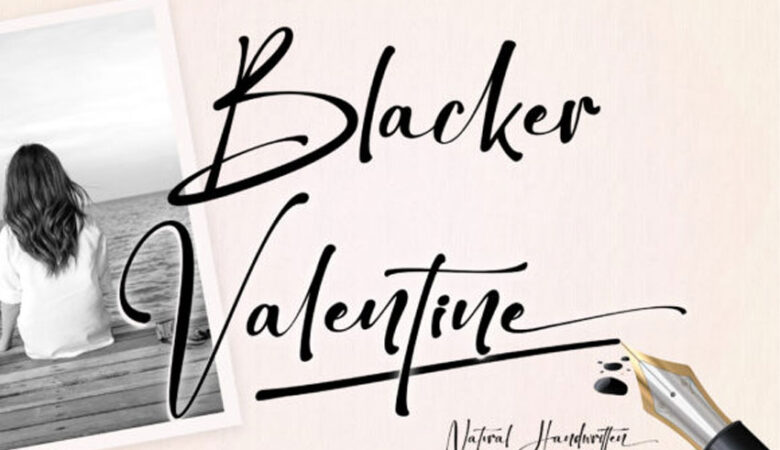 Blacker Valentine Font