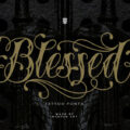 Blessed Tattoo Font