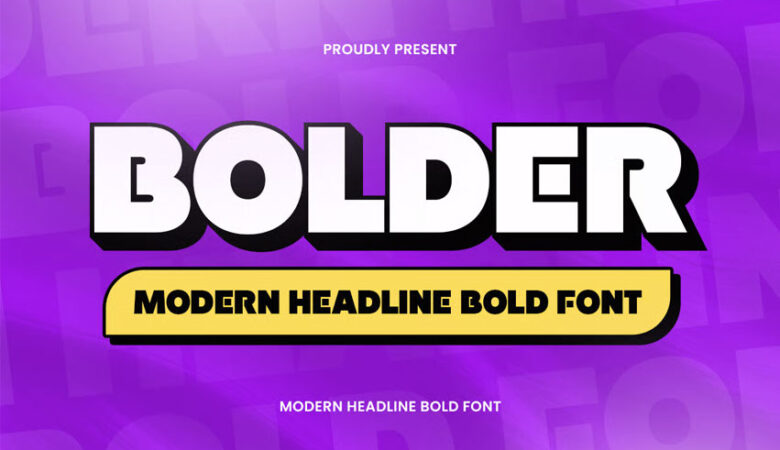 Bolder Font