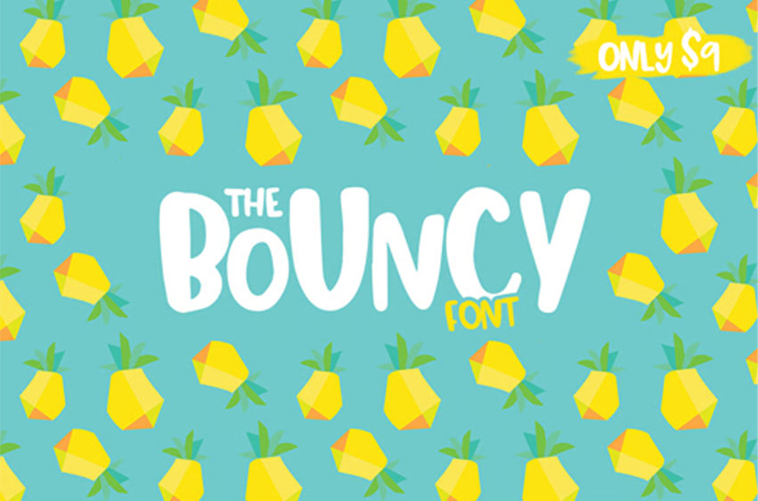 Bouncy Font