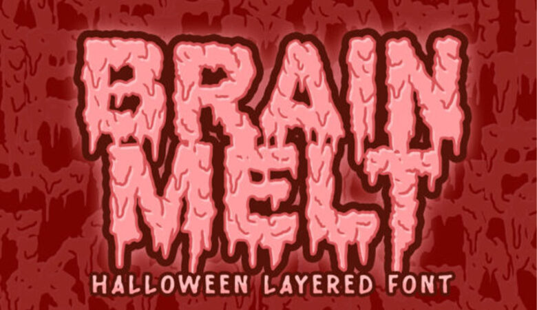 Brain Melt Font