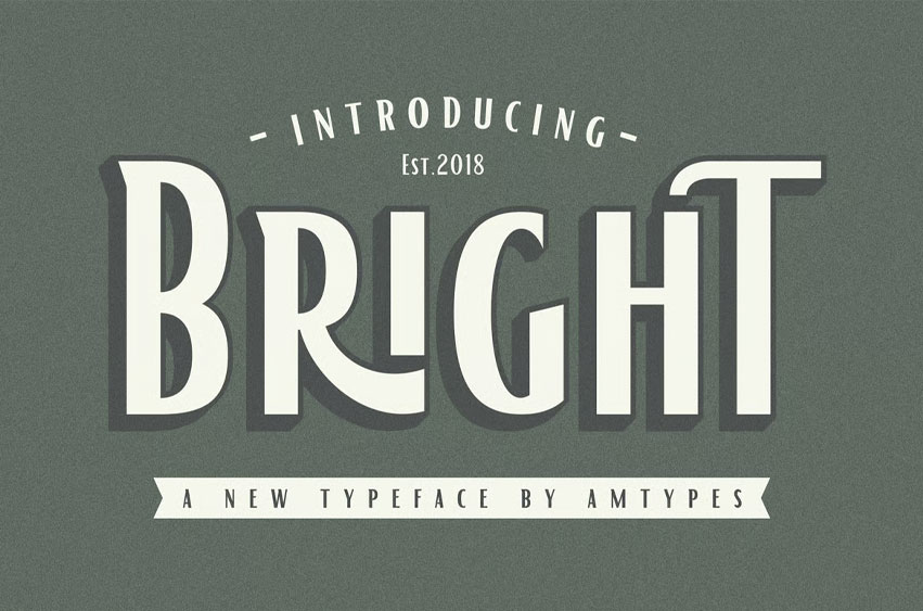 Bright Typeface Font