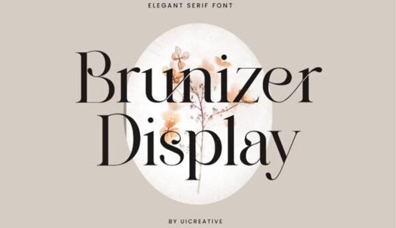 Brunizer Display Font