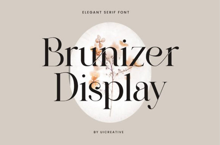 Brunizer Display Font