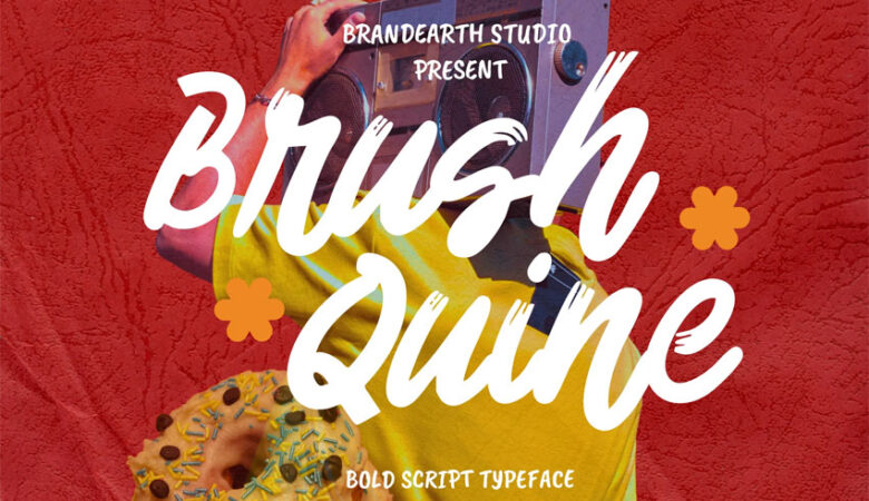 Brush Quine Font