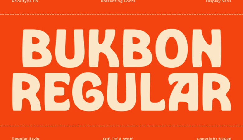 Bukbon Regular Font