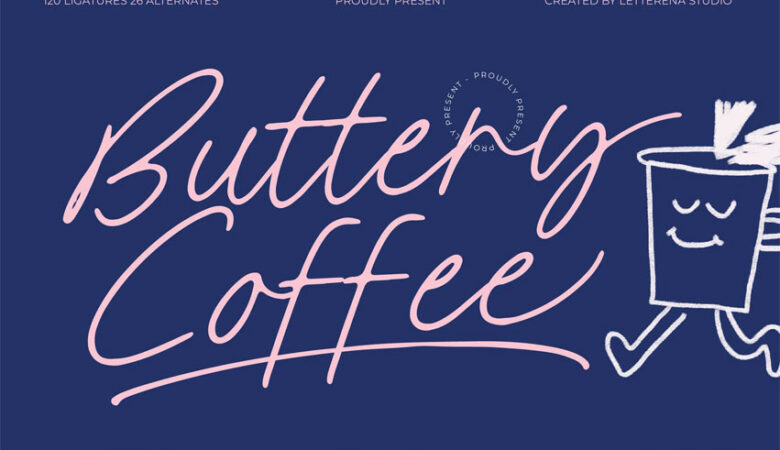 Buttery Coffee Font