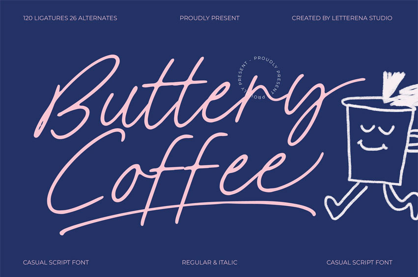 Buttery Coffee Font