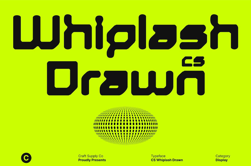 CS Whiplash Drawn Font