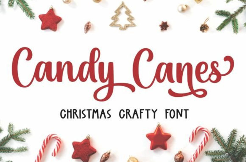 Candy Canes Font