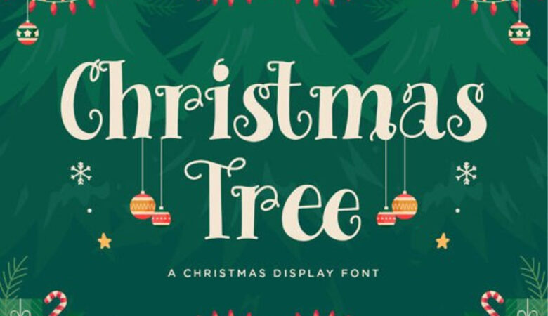Christmas Tree Font