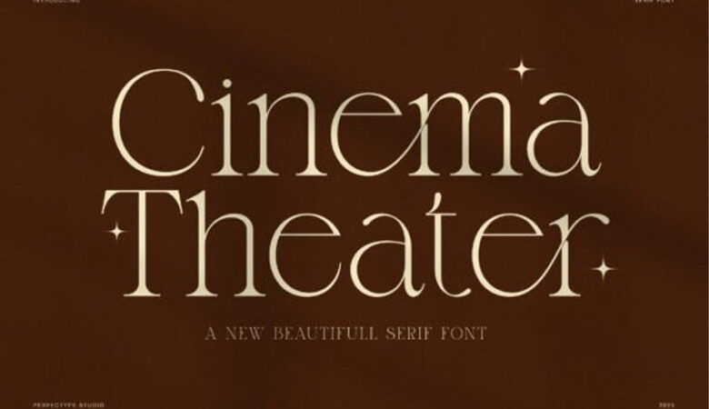 Cinema Theater Font