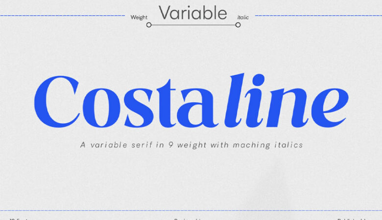 Costaline Variable Font