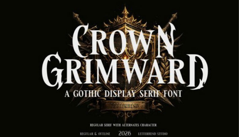 Crown Grimward Font