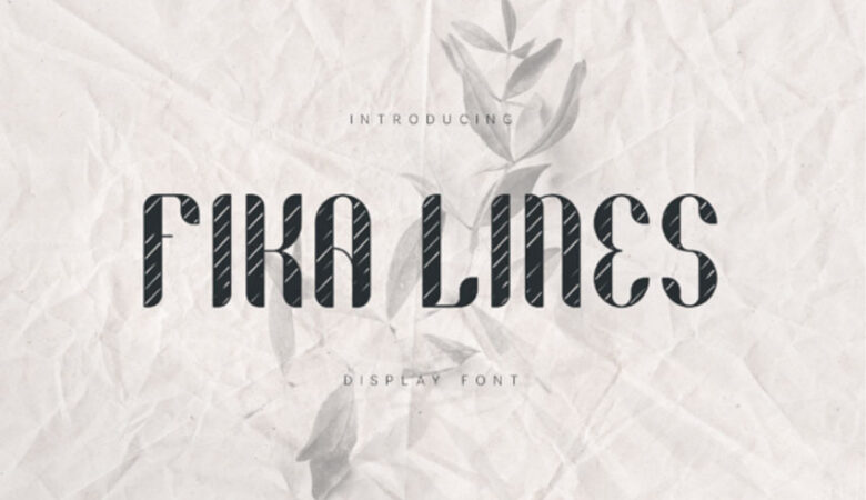 Fika Lines Font
