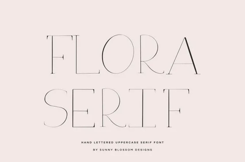 Flora Serif Font