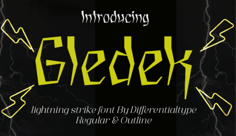 Gledek Font