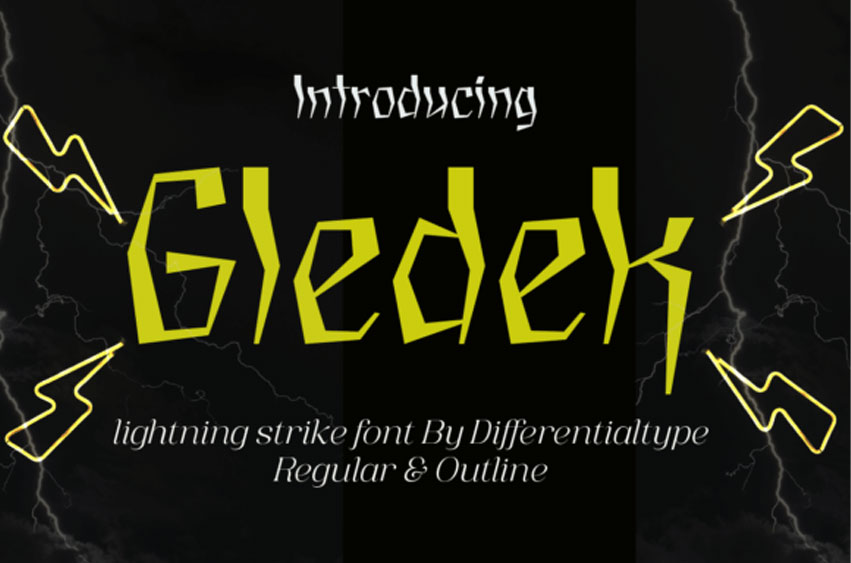 Gledek Font