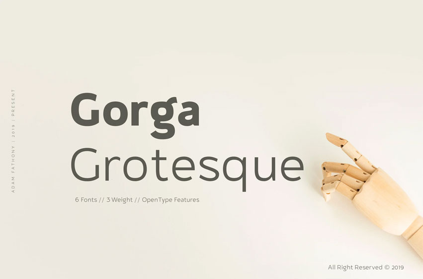 Gorga Grotesque Font
